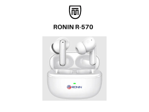 RONIN R-570 Bluetooth True Wireless Earbuds