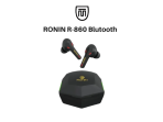 RONIN R-860 Pro Gamerz Bluetooth True Wireless Gaming Earbuds