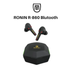 RONIN R-860 Pro Gamerz Bluetooth True Wireless Gaming Earbuds