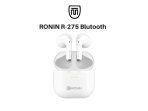Ronin R-275 Beat Wave Wireless Earbuds with Bluetooth Connectivity and Charging Case