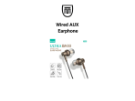 Wired AUX Ultra Bass Earphone