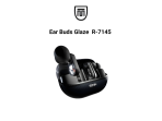 Ronin R-7145 Glaze Wireless Earbuds with Bluetooth Connectivity and Charging Case