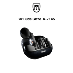 Ronin R-7145 Glaze Wireless Earbuds with Bluetooth Connectivity and Charging Case