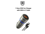 1 Hora 20W Car Charger with USB to C Cable