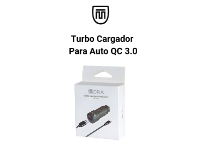 1 Ora Turbo Cargador Para Auto QC 3.0
