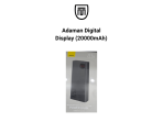 Adaman 20000mAh Digital Display Fast Power Bank