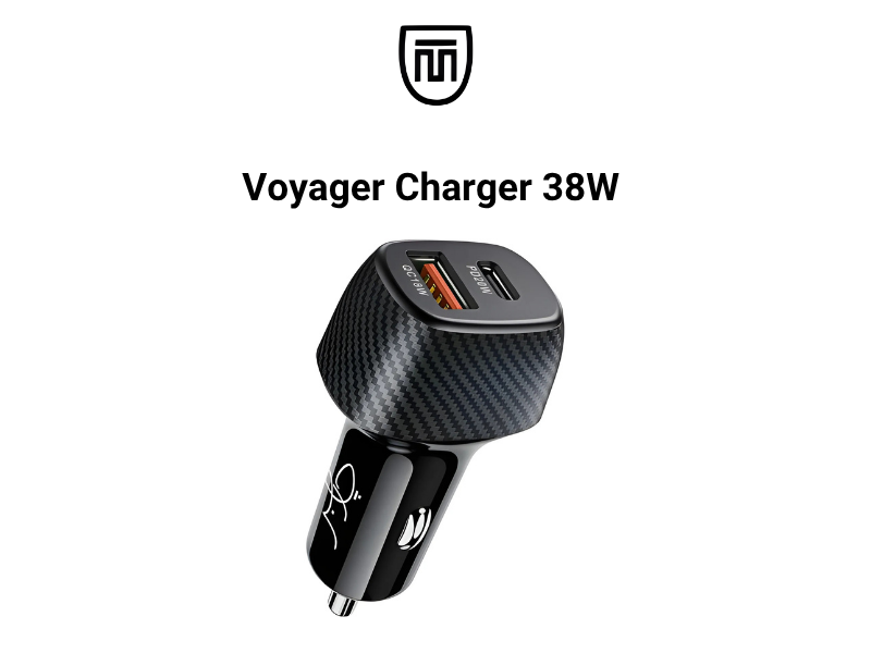 cargador pd 30w max Y Cable Tipo C 3A (32) Voyager Charger 38W