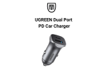 UGREEN Dual Port PD Car Charger