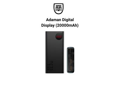 Baseus Adaman 20000mAh Digital Display Fast Charging Power Bank