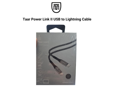Taar Power Link II USB to Lightning Cable Braided Fast Charging Cable