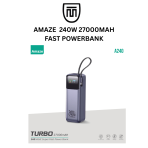 AMAZE 240W 27000mAh Power Bank